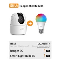 펫 캠 펫캠 반려견 cctv 펫카메라 강아지 캠 반려동물CCTV 홈씨씨티비 imou 실내 wifi ip 카메라 레인저 2c 스마트 추적 360도 범위 인간 감지 양방향 토크, 레인저 2c x b5, 우리 플러그, 3.6mm