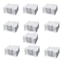 Roidmi EVE Plus Bag 로봇 용 진공 청소기 먼지 봉투 쓰레기 수납 가방 교체 액세서리 전문 부품, 02 10 PCS Dust bag