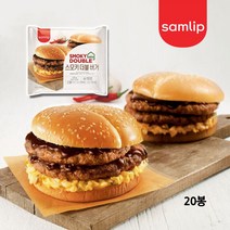 삼립 냉동 스모키더블버거 170g 150g 20개, 상세페이지 참조
