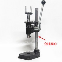 자동 날인기 불도장 제작 프레스 펀칭 수동 불박 가죽공예용 인두도장 불박기 각인, 25 둥근머리각인기계1개(단단한란)
