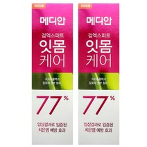 메디안 검엑스퍼트 잇몸케어 치약 120g/치은염 예방 효과77%, 2개