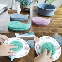 화학물질없는 흰수염고래 실리콘 수세미 브러쉬 거품, 상품_그레이