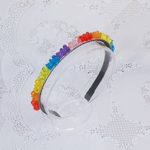 달꼼세 기본형 젤리곰과 공놀이하는 젤리곰 유아 여아 아동 헤어밴드 머리띠