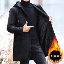 남성 경량 패딩점퍼 낚시 골프 플러스 사이즈 남성 겨울 따뜻한 재킷 플리스 파카 코트 블랙 후드 윈드 브레이커 아웃웨어 플리스 재킷 롱 파카