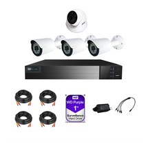 홈CCTV 방범용 CCTV DVR 2Mp 자가설치 패키지 A11