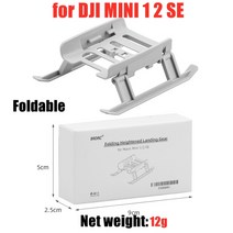 드론 DJI Mavic Mini 1/2/SE/MINI 3 PRO Extender 용 접이식 랜딩 기어 MINI Drone 액세서리 긴 다리 보호대 스탠드, [01] for mini 1 2 se