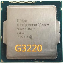 파워딜 인텔 펜티엄 G3220 3.0 GHz 듀얼코어 CPU 프로세서 3M 53W LGA 1150, 한개옵션0