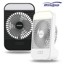 캠핑용 무선 LED 무드등 포터블 선풍기 WF-H210 블랙