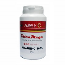 HNH365 DSM 영국산 비타민C 초미립자 울트라파인파우더분말 270g 천연원료 메가도스, 1병