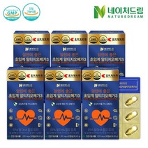 조아제약 [네이처드림] 혈행에 좋은 초임계 알티지오메가3 6박스(총6개월분), 상세 설명 참조, 단일옵션