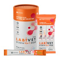 라비벳 반려동물 장 건강 & 비뇨기 유산균 60g, 3개