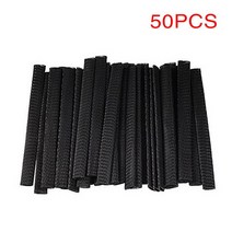 50 개/갑 12x1CM 메이크업 브러쉬 머리 화장품 아름다움 펜 가드 칼집 메쉬 그물 보호 커버, 한개옵션1, 02 B