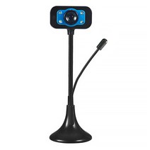 USB 웹캠 1200만 픽셀 HD 야경 컴퓨터용 마이크 및 LED 조명이 있는 유연한 목 웹캠, type0