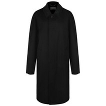 메종 마르지엘라 명품마르지엘라22FW SI0AA0003 S54959 900 여성 스티치 M버튼 코트 블랙