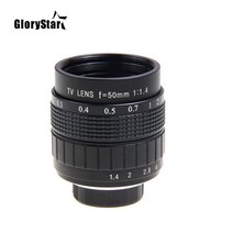 GloryStar 50mm F1.4 CCTV TV 무비 렌즈 + C 마운트 매크로 링 Nikon F AI SLR 카메라 D5600 D5300 D3300 D3400 D750 C-AI