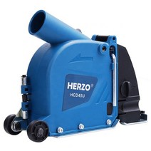 전동공구부품 HERZO HCD45U 5 quot125MM 더블 블레이드 앵글 그라인더 용 더스트 슈라우드 절단, [01] 파란