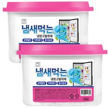 생활공식 냄새먹는 냉장고 탈취제, 2개, 300g