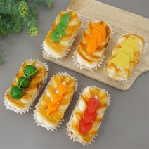 DJAGSO 직사각 폐스츄리 과일빵 냉장고 자석 6p 세트
