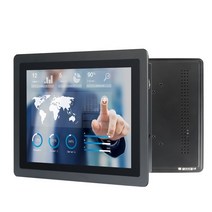 12 1 임베디드 미니 올인원 태블릿 pc 컴퓨터 i3 4120u cpu 10 포인트 터치 ip65 알루미늄 프레임 for windows 시스템 pc, 정전식 터치, 없음