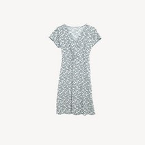 UNIQLO 유니클로 반팔 브이넥 플로랄 원피스 WOMAN_M