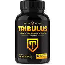 Tribulus Terrestris 2000mg Supplement Extra Strength Saponins ＋ Enhanced Absorption with Maca Powder Black Pepper Extract Tribulus Terrestris for Men
