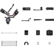 DJI 프로 RS 2 촬영용 거치대 카메라 짐벌 단품, 1개, 블랙