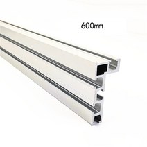 400/600/800mm 알루미늄 프로파일 울타리 75mm 높이 T-트랙 및 슬라이딩 브래킷 포함 목 공용 미터 게이, 01 600mm