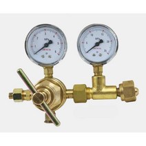 가스 압력계 벨브 조정 조절기 부품 공기 압축 조절, 공기압 감소기 6x25MPa