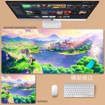 원신 마우스패드 초대 키보드 테이블패드 다양한사이즈 물에강한, CE + 900x400mm + 4mm