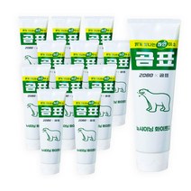 2080뉴샤이닝화이트베이직 곰표치약, 120g, 12개