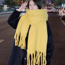 소프트 부클 수술 롱 목도리 빅 머플러 무지 겨울 데일리
