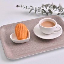 휘게 멜라민 트레이 사각 (소) KRM-171, 그레이_논슬립