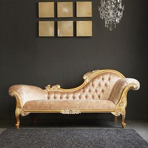 끌레드 엔틱소파 3인용, 실버