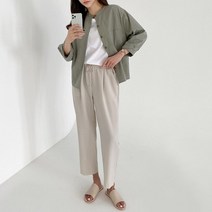 코지 심플 베이직 차이나카라 캐주얼 남방 셔츠 자켓
