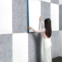 원룸 아파트 실내 벽 천장 방음벽 방음재 흡음재 설치 방음 스펀지 50x100cm 두께3cm 5cm, 옐로우