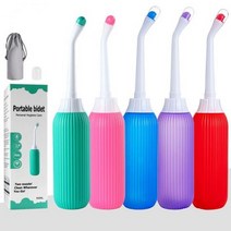 휴대용 여행용 비데 캠핑용 500ml 장거리 야외외출, 핑크, 핑크