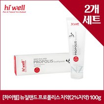 하이웰 뉴질랜드 프로폴리스 치약(2%치약) 100g x2, 2개