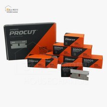 도루코 단면도 프로컷 박스 (100개입) 줄눈 스티커제거 단면칼