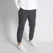 남자 스마일 나일론 스판 일자 조거팬츠 빅사이즈 조커바지