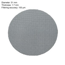 드롱기 51/53.5/58.5mm 퍽 스크린 스테인리스 재사용 Portafilter 하부 샤워 필터 멀티 크기 커피 도구, 01 은_01 58.5mm