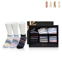 [닥스양말] 숙녀 스니커즈 규칙 컬러링글 3족세트 DK21913