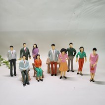 사람 미니어처 10종 세트 인테리어소품 사람피규어 테라리움