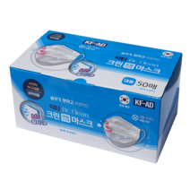 닥터크린 국산 성인용 KF-AD 비말차단용 덴탈 일회용 황사 마스크 의약외품, 50개입, 2개