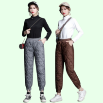 백패킹 바지 겨울 난방비 절약 아끼기 여성 골프 깔깔이 패딩 캠핑 골프 등산 방한 용품 할머니 엄마 잠옷