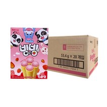 더마시나 빙빙2종 추천상품 모음 인기과자, 1개, 빙빙딸기53.4g x 20개(1박스)