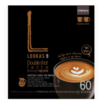 루카스나인 더블샷 라떼 커피, 14.9g, 50개