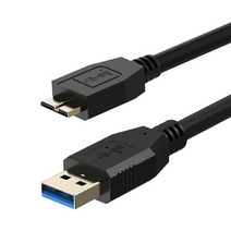 마이크로 B USB 3.0 케이블 5Gbps 외장 하드 드라이브 디스크 HDD 케이블 삼성 S5 Note3 Toshiba WD Seagate HDD 데이터 와이어 케이블, 협력사, 3m, 검은 색