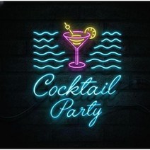 술 바 네온싸인 Cocktail 라운지펍 칵테일 네온등 24종 12V, A19 글로우 네온 워드