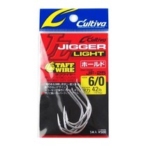 피싱스토어- 오너 컬티바 지거라이트 부시리 바늘 어시스트훅 JF-25, 4/0