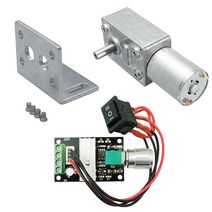 감속 기어 모터 속도조절 JGY-370 DC 모터 저속 전기베이스 6V 12V 24V 감속 기 + 브래킷 세트 속도 컨트롤, 06 6V 150rpm_02 Package B